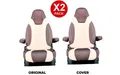 K'Foam Sitzbezüge Capitan 2 Stück Fiat Ducato, Citroën Jumper, 2006-2020 B-Ware