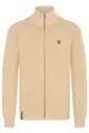 Indicode IDAndy Herren Strickjacke Cardigan Grobstrick Pullover mit Stehkragen Reißverschluss Baumwollmischung Regular fit, Größe:M, Farbe:Cumnin (014)