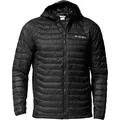 COLUMBIA Herren Steppjacke Powder PassTM Hybrid Hooded Jacket - Schwarz - L