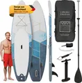 Lanikai Cruiser 9.8 aufblasbares Paddelboard SUP-Board-Set 305x77x10, Farbe:Grau / Weiß