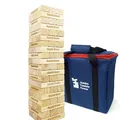 Jumbo Tumble TowerWackelturmTurm Spiel 60 Stück Kiefernholz Toppling Blocks S...