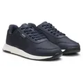 BOSS Titanium Runn Sneaker Casual-Schnürschuh, Halbschuh, Freizeitschuh mit weichem Schaftrand blau 41 EU