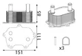 MAHLE Ölkühler Motoröl CLC 430 000S für AUDI A4 B9 8W2 8WC Avant 8W5 8WD A5 F5A