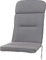 Auflage Hochlehner Alicante 2328 dunkelgrau 120x50x8 cm wasserabweisend lichtecht Olefin KETTtex