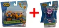 Super Wings, Transform-a-Bots, Donnie und Poppan Wheels + Snow Crystal, 2er-Set