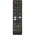 azurano BN59-01315B - Universal - Fernbedienung für 2018 - 2022 SAMSUNG UE Quantum Crystal QLED UHD 4K Smart TV Serien - TU RU Q AU BU LS T UN QN ... - Schwarz