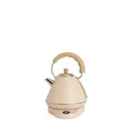 CREATE KETTLE RETRO PRO / Elektrischer Wasserkocher, 1 l, mit Sandtemperaturregelung, Auto-System, Abschaltung, schnelles Kochen, rutschfester Boden, transparentes Panel, 1200 W