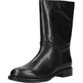 Leder Stiefel mit gepolsterter Decksohle - Schwarz - 41