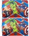 Avengers 2er Platzdecken Set 43x28cm Knetunterlage Tischunterlage Tischset