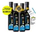 KRÄUTERLAND Bio Schwarzkümmelöl UNGEFILTERT 4x250ml ägyptisch  kaltgepresst 1L