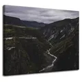 Leinwanddruck Natur Gebirgsbach 100x80 cm