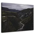 Leinwanddruck Natur Gebirgsbach 100x80 cm