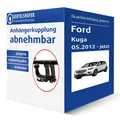 Auto Hak Anhängerkupplung abnehmbar für FORD Kuga II Typ DM2 AHK