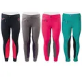 PFIFF Kinder Reitleggings „Ella“türkis-schwarz, 152