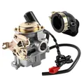 Vergaser, 50cc Vergaser 18mm Ersatzvergaser mit Ansaugstutzen Passend für Rex...