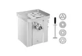 Royal Catering Fleischwolf 800 kg/h Elektrisch Gastro Profi Edelstahl Rücklauf Metallgetriebe, 1500 W, 400 V