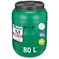 Garronda Weithalsfass 80 Liter Futtertonne mit Deckel ohne Dichtung– BPA-freier HDPE Futterbehälter für Wasser, Lagerung, Tierfutter, Sauerkraut und Gurken GD-0142
