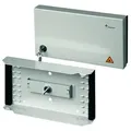 Telegärtner LWL-Kompakt-Spleißbox Glasfaserkabel, 265x150x55 mm, RAL 7035 grau