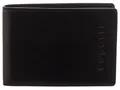 bugatti Mini Geldbörse ALDO Mini-Scheintasche 49113301 mini wallet schwarz (1-tlg), Querformat