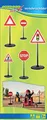 Outdoor Active Verkehrsschilder 5-teilig, Höhe 65cm