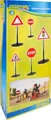 Outdoor active Verkehrsschilder, 5-teilig, Höhe 65 cm