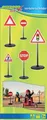 Outdoor Active Verkehrsschilder 5-teilig, Höhe 65cm