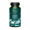 Vegavero Omega-3 Öl | 90 Kapseln | DHA + EPA aus Alge | vegan