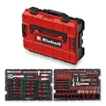 Original Einhell E-case 121-tlg. Werkzeugkoffer Kfz (kfz-profi, Stecknuss-set, Bit-stecknüsse, Impact-bits, Zündkerzeneinsätze, Umschaltknarren, Systemkoffer)