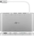 Goobay USB-C Multiport-Adapter - All in 1 - Aluminium - silber (62113)