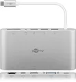 USB-C Multiport-Adapter aus Aluminium erweitert ein USB-C Gerät um einen Etherne