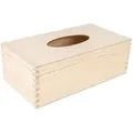 Creative Deco Kosmetiktücher Kosmetiktücherbox Holz Taschentuchbox Taschentuch-Box, für Taschentücher, für Decoupage 9 cm x 25,5 cm