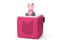 tonies Toniebox Starter Set inkl. 1 Kreativ Figur – Audioplayer für Hörbücher und Lieder für Kinder, einfach zu bedienende kabellose Musikbox BZW. Lautsprecher, 7 Std. Akku, Pink