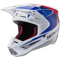 Alpinestars Enduro Helm S - SM-5 Honda - Motorradhelm mit hoher Belüftung