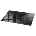 Glas Tischplatte Für Esstisch ESG Glasplatte Marmor mit zarten Maserungen 100x50