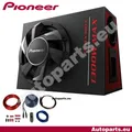 Pioneer TS-WX300A Subwoofer Verstärkt 1300Watt Kofferraum Mit Kabel Montage