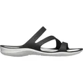 Crocs Damen Swiftwater Sandale (Größe 37 , schwarz)