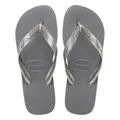 Havaianas Top Tiras Damen FlipFlop Steel Grey 41 EU