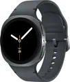 Samsung Galaxy Watch8 - 40 mm - Carbon-Schwarz - intelligente Uhr mit Sportband - Gummi - Graphit - Bandgröße: S/M - Anzeige 3.4 cm (1.34")