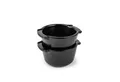 PEUGEOT Auflaufform Mini APPOLIA 11cm Satinschwarz Backofen Dessertfor, Keramik, Keramik