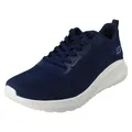 Damen Skechers Waschbare Memory Foam Vegane Schnürschuhe 117209: Face Off