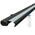 Eclipse Vollkassettenmarkise elektrisch 4,5x3 m anthrazites Gehäuse Markise Balkon Terrassenüberdachung Gelenkarm Polyacryltuch UV-Schutz 50+ Smarthome-fähiger Dooya Motor, Markisentuch: Candy