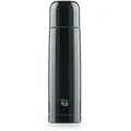 Blumtal Thermoflasche Eifel - auslaufsicherer Trinkbecher, für unterwegs, stundenlange Isolation von warmen Getränken schwarz 500 ml