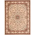 Mazovia Orientteppich Orientalisch Vintage Teppich Kurzflor Wohnzimmerteppich Beige, 70 x 130 cm, Fußbodenheizung beige|braun 70 x 130 cm