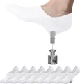 Falechay Sneaker Socken Damen Füßlinge 8 Paar No Show Unsichtbare Socken Unis...