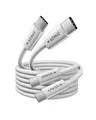 Anker 240W USB C Kabel, [2 Stück 1,8m] PD 3.1 Schnellladekabel USB C auf USB C Kabel, USB C Ladekabel für iPhone 17 Pro Max/iPhone Air/16/15 Serie, Samsung Galaxy S26/S25, MacBook Pro/Air, iPad Pro