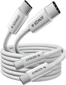 Anker 240W USB C Kabel, [2 Stück 1,8m] PD 3.1 Schnellladekabel USB C auf USB C