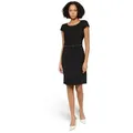 Betty&Co Etuikleid Damen mit Gürtel Gürtel schwarz XL (44)