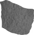 Trittstein, 3 Stk. Gartenplatten in Steinoptik, Gehwegplatte 42x53x2,3cm Gummi