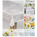 laro Tischdecke laro Wachstuch-Tischdecke Wachstischdecke Gartentischdecke grau 120 cm x 110 cm