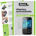2x Schutzfolie für dipos Blackberry Classic matte Displayschutzfolie Antireflex